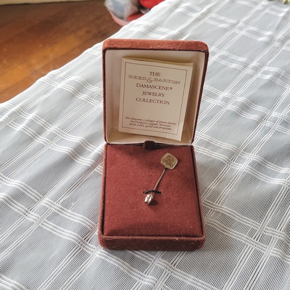 Reed Barton Damascene Jewelry Collection Stick Pin 19$